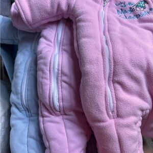 Pink and Blue Baby Sleep Sacks